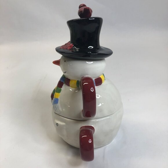 Oneida SnowMates Tea for One Hand Painted Teapot & Cup New Open Box - Picture 13 of 14